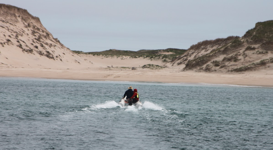 Making landfall at Sable Island