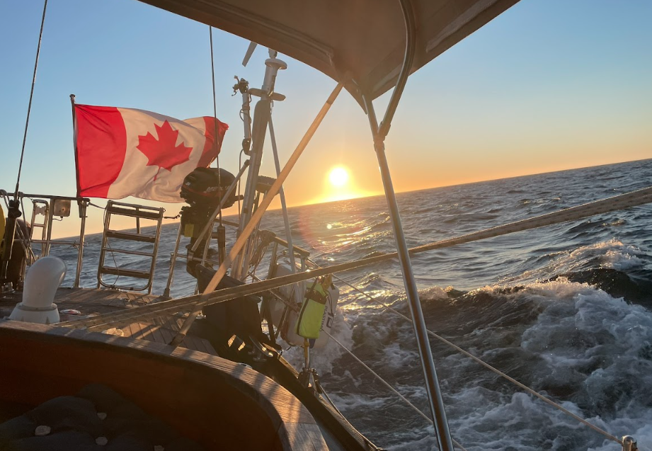 Sailing overnight to Sable Island